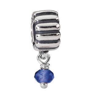Pandora Silver and Blue Sapphire Bracelet Charm